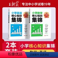 小学核心知识集锦2本[数学+英语] 小学通用 [正版]王朝霞小学核心知识锦集语文数学英语基础知识大全一二三年级四五六年级
