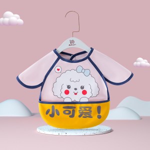 宝宝吃饭围兜防水无袖围裙儿童罩衣男女围嘴口水巾婴儿免洗食饭兜