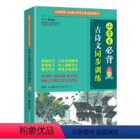 小学生必背古诗文同步训练 [正版]小学生必背古诗词 语文古诗文基础知识大全同步拓展强化专项训练教辅辅导书 小古文文言文阅