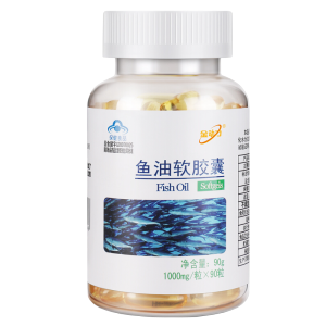金动力 深海鱼油软胶囊90粒威海紫光正品Omega3男性女性成人青少年儿童学生小孩脑黄金DHA中老年人EPA心血管保健品