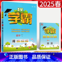 数学 六年级下 [正版]江苏版2025春 小学学霸数学六年级下册 苏教版SJ 小学6年级下学期同步课时作业辅导资料练习册