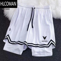 HLCOMAN维动运动短裤男美式篮球训练裤假双层三分裤夏季速干球裤跑步
