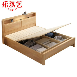 乐琪艺 实木床 1.5m(气压款)张