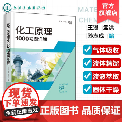 化工原理1000习题详解 王湛 化工类技术基础课 高校化工类本科教材 化工企业培训参考书 单元操作典型设备实际问题解决参