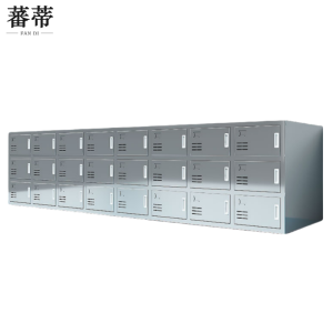 蕃蒂不锈钢鞋柜48门双面台