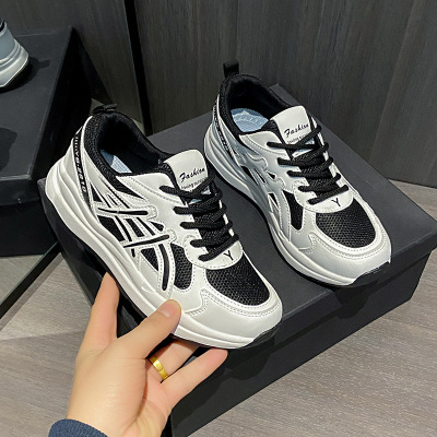 ins韩版新款老爹鞋女秋季学生跑步运动厚底增高休闲鞋