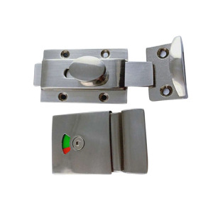 红鲸鱼 卫生间隔断门锁 厕所配件插销(孔距38*36mm)1个