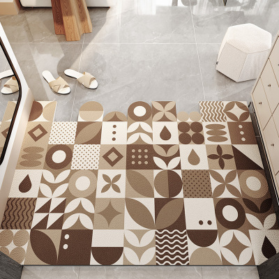 新款入户门垫进门脚垫子门口可擦免洗PVC防滑地垫可裁剪玄关地毯