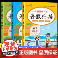 2025 四升五语文数学英语暑假衔接人教版全套 小学生四年级下册升五年级上册暑期预习作业一本通练习册4升5快乐暑假计划R