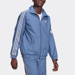 阿迪达斯 外套男三叶草运动服休闲连帽梭织夹克 JM2715 D