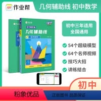 几何辅助线初中数学 [正版]2024初中数学题解中考辅助线函数中考热搜题初中几何辅助线几何模型数学专项训练练习题中考一二