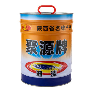 聚源醇酸调和漆 黑色18kg/桶