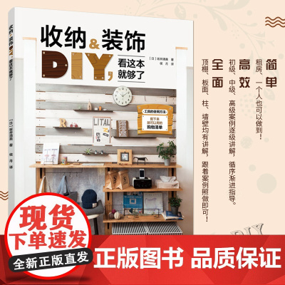收纳&装饰DIY,看这本就够了 正版书籍