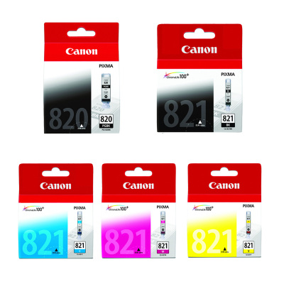 佳能（Canon）PGI-820BKCLI-821CMYBK黑色墨盒（iP4680/MX876/MX868）