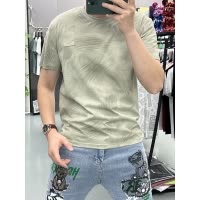 夏季新款短袖潮牌圆领半袖体恤潮流青春扎染刺绣标T恤修身上衣男