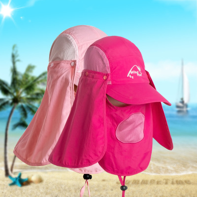 威迪瑞360度遮阳帽户外透气速干帽鬼子帽