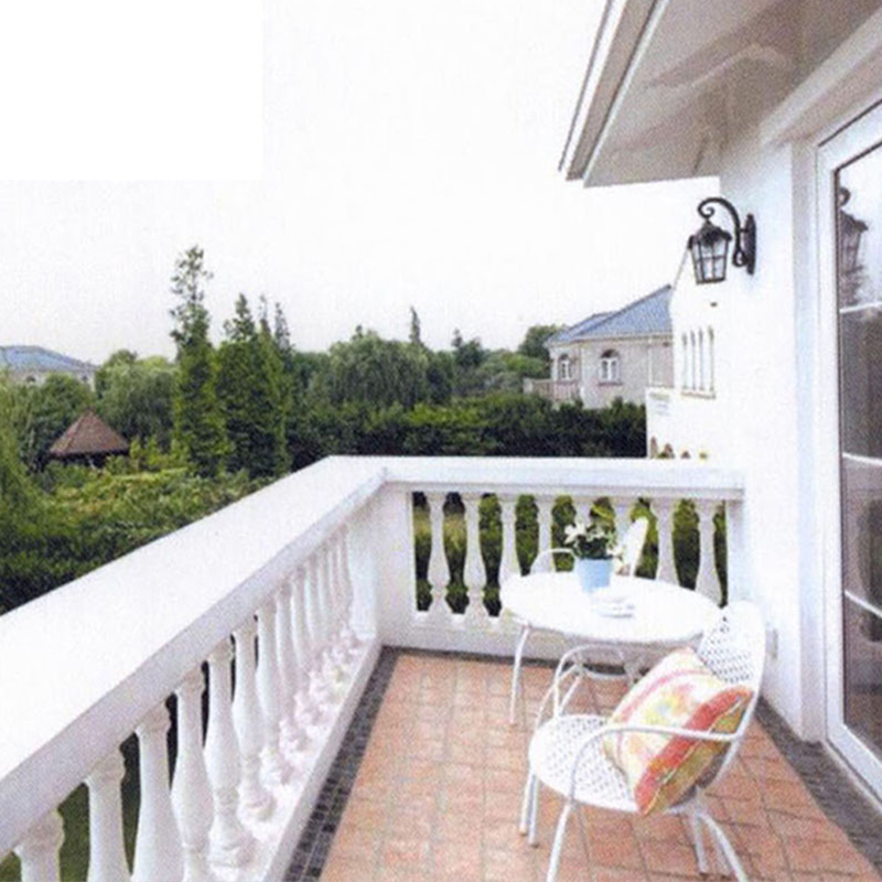 闪电客家用别墅露台围栏罗马柱 户外欧式扶手楼梯护栏