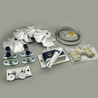 双杆手摇阳台升降晾衣架全套配件晒衣架手摇器钢丝绳滑轮摇把自动_630