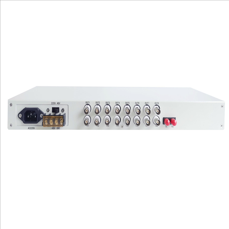 光为视讯 光端机 GW-120-8E1-4F-2P 台