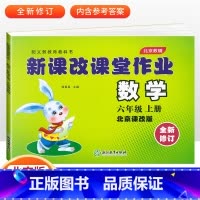 六年级上册数学 小学六年级 [正版]2022版 新课改课堂作业语文数学英语六6年级上册下册人教版RJ北京版大白兔练习册作