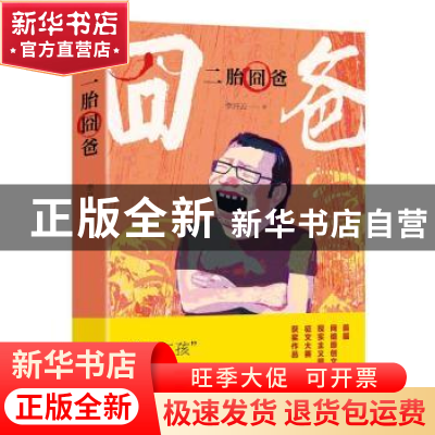 正版 二胎囧爸 李开云 著 上海文艺出版社 9787532163625 书籍