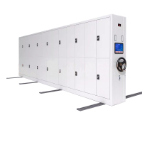 DXBG密集柜档案室电动智能密集架移动档案柜凭证资料柜手摇文件柜一列7组每立方(智能)