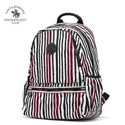 圣大保罗女士双肩包帆布休闲双肩背包条纹斜挎包单肩书包户外旅行新款正品情人节礼物新年礼物花色