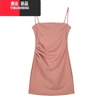 YIBUSHENG法式吊带连衣裙子女装2024年季新款气质小个子打底内搭包臀短裙