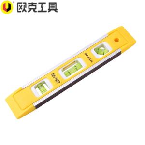 欧克(Ouke)鱼雷式强磁水平尺便携式家用小型水平仪230mmOK-1857把