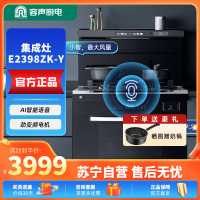 容声(RONGSHENG)蒸烤独立集成灶 燃气灶双灶 一级能效容声集成灶E2398ZK-Y 上门安装