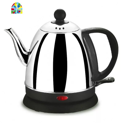 食品级304不锈钢1L2长嘴电热水壶家用快速壶自动断电泡茶壶烧水壶 FENGHOU 1.0L连盖[纯正304升级款]