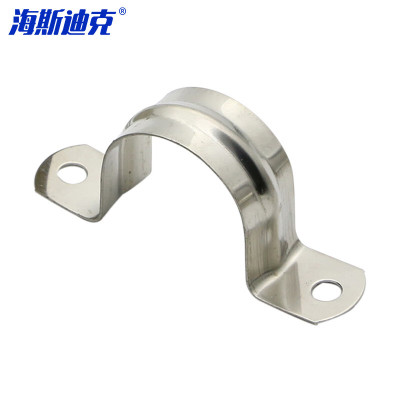 海斯迪克 HKZ-121 304不锈钢管卡 骑马卡管夹 固定卡 U型卡子水管卡 Φ65[100个]