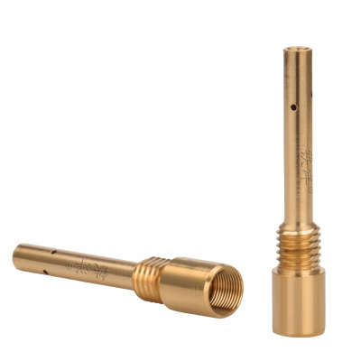 铁洋 二保焊枪连接杆 500A黄铜内丝 个