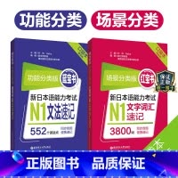 [正版]新版口袋本蓝宝书红宝书新日本语能力考试日语N1文法速记文字词汇音频JLPT日语能力考试一级功能分类场景分类搭配