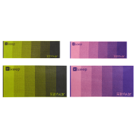 洁玉 KEEP联名款-进阶时刻7A级抗菌纯棉运动巾1条+浴巾1条 J5906Y+J5906B 续航绿