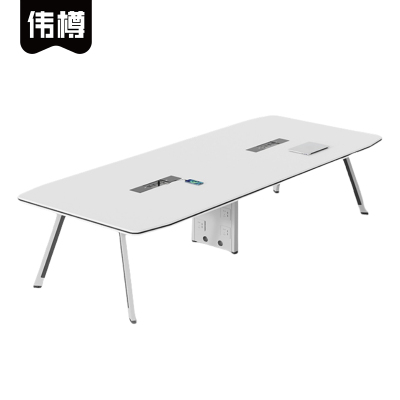 伟樽多人会议桌2.4*1.2*0.75m张