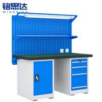 铭思达重型钳工操作台1.5米五抽一门张