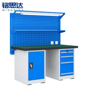 铭思达重型钳工操作台1.5米五抽一门张