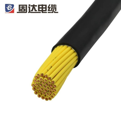 固达电缆 铜芯电线 ZR-KVV-5*2.5 米