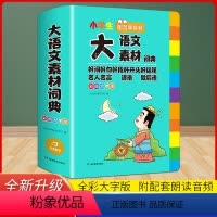 大语文素材词典(大开本) 小学通用 [正版]小学生多功能大成语词典大英语词典大语文字典彩图大字大开本教育大语文素材词典现