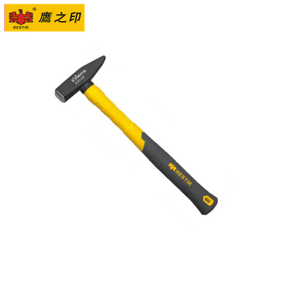 鹰之印八角锤纤维铁圆头羊角钳工榔头木工小铁锤锤子工具锤头