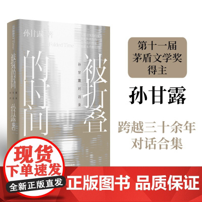 被折叠的时间:孙甘露对话录 茅盾文学奖得主对话合集 对话毛尖小白王朔等 阅读观影写作电影 中国文学当代文学评论文集 译林