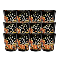 统一辣翻天榴莲火鸡面韩式方便面泡面夜宵速食拌面 *12杯整箱装