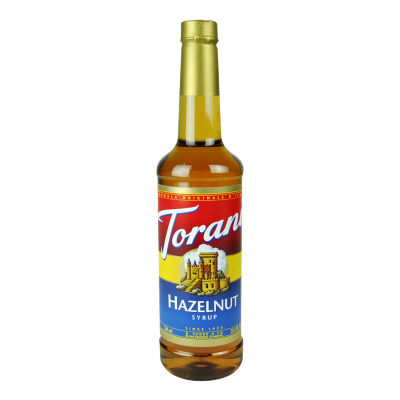 美国进口Torani/特朗尼榛果糖浆特罗尼风味果露咖啡辅料750ml