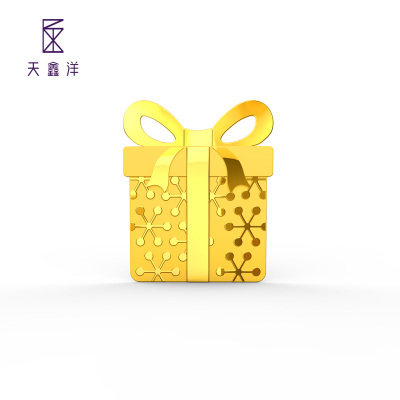  天鑫洋 足金金条 礼品金条 红包包装 投资收藏赠礼 可做项坠搭配 2g规格 2克礼品金条