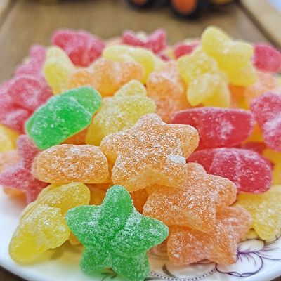 湛航 果味软糖粘牙网红糖怀旧零食混合数字糖水果味儿童休闲带砂糖
