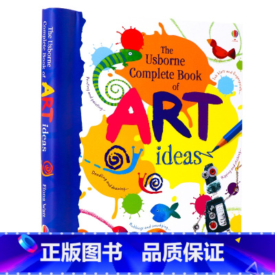 [正版]Usborne出品绘画小点子完整版 Complete Book of Art Ideas 英文原版绘本创意绘画
