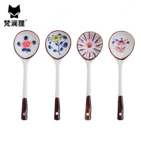 梵澜狸陶瓷长柄勺子套装TA24 套