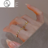 JiMi戒指女个性设计感高级感开口戒三件套2022奶奶新款潮轻奢指环手饰