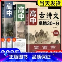 高中古诗文 拿稳30+分 基础篇 高中通用 [正版]2025新版高中古诗文拿稳30+分基础篇高中语文文言文知识技巧答题方